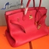 Hermes birkin 35 cm original togo leather red